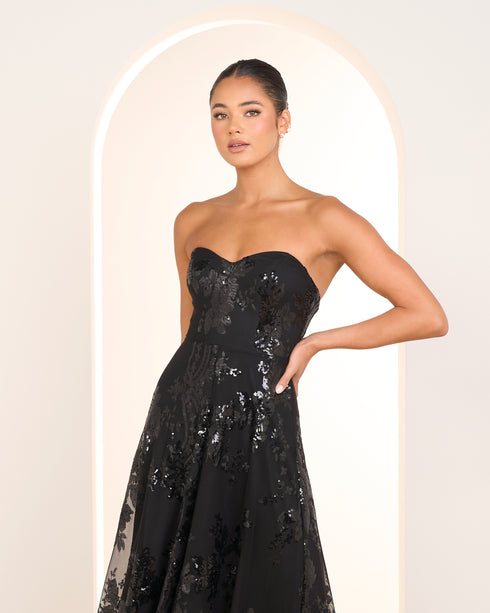 Zalia Sweetheart Strapless Gown